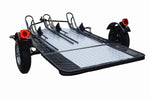 Stand, Store or Roll Ride-Up 3-Rail motorcycle Trailer