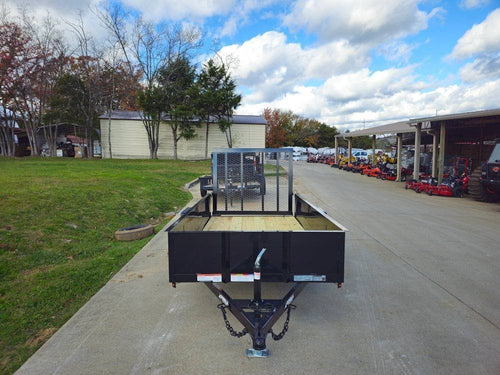 5′ X 10′ Utility Trailer Straight Deck 18" Sides Tall Gate