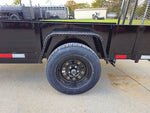 5′ X 10′ Utility Trailer Straight Deck 18" Sides Tall Gate