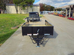 5′ X 10′ Utility Trailer Straight Deck 18" Sides Tall Gate