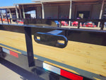 6’4" x 16 Utility Trailer Double Axle Dovetail With Gate Powder Coated (2) 3500lb Axles