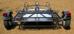 Stand, Store or Roll Ride-Up 3-Rail motorcycle Trailer