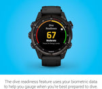 Garmin Descent Mk3i, 43mm, Carbon Gray DLC Ti/Black