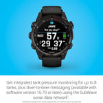 Garmin Descent Mk3i, 43mm, Carbon Gray DLC Ti/Black