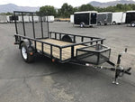 5.5 X 10 Carry-On Utility Pipe Top w/ Mesh Tongue Box Trailer