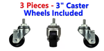 Stand, Store or Roll Ride-Up 3-Rail motorcycle Trailer