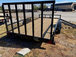 Big Tex 35SA-14BKRSX Single Axle ATV Trailer 83"x14′ Black