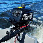 Coleman Powersports 5 HP 4 Stroke Outboards boat motors with Easy Pull Start F5BMS