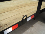5×8 Powder Coated Dovetail Utility Trailer Single 3,500lb Axle